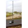 Antenne tactique 124 cm VHF UHF pliable idéal pour FT 817, 818 ou le nouveau Icom IC-705