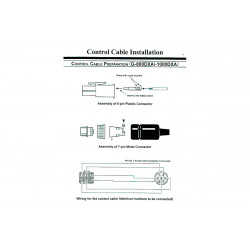 Prise pour moteur d'antenne horizontal